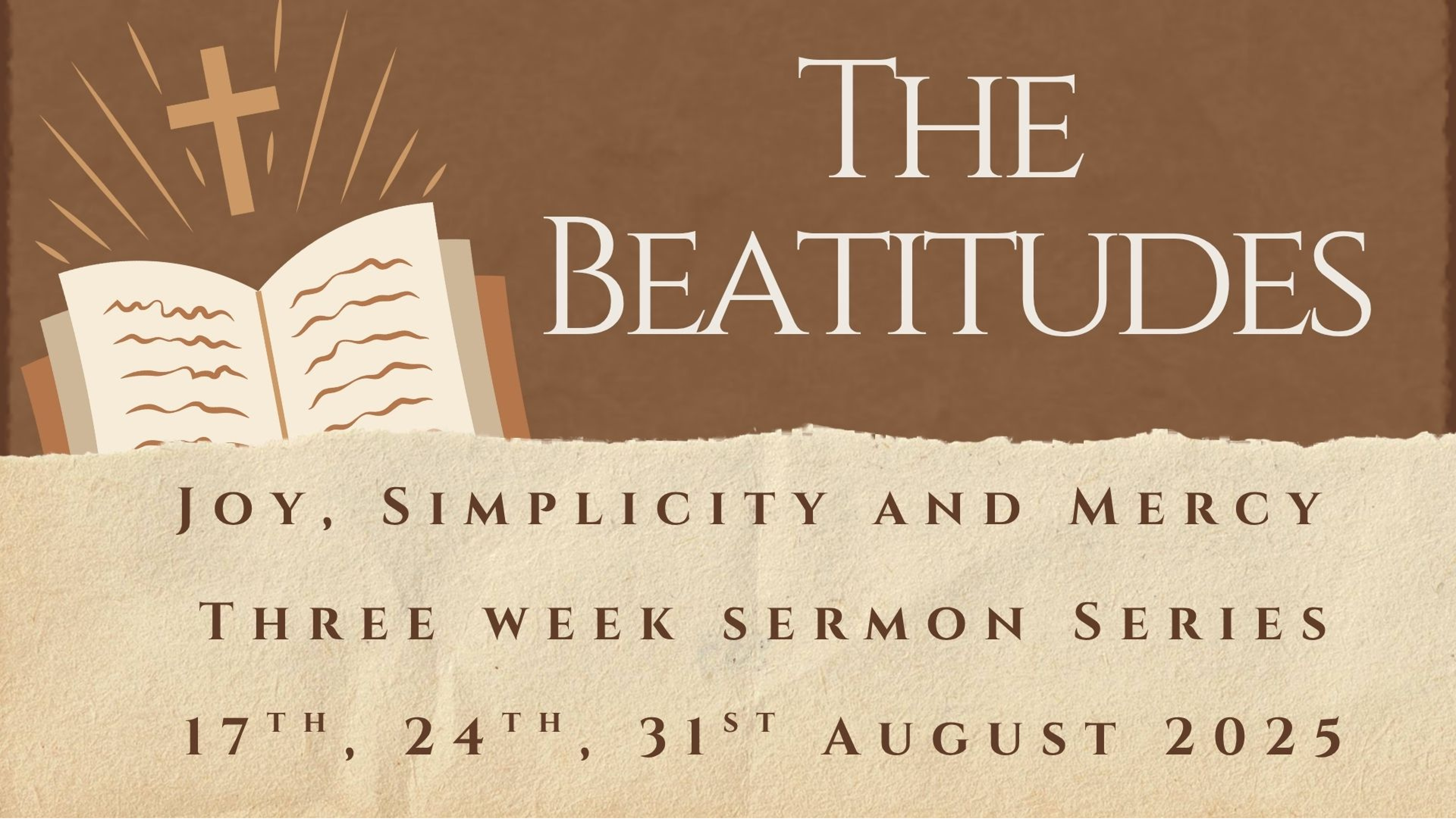 The Beatitudes Sermon Series